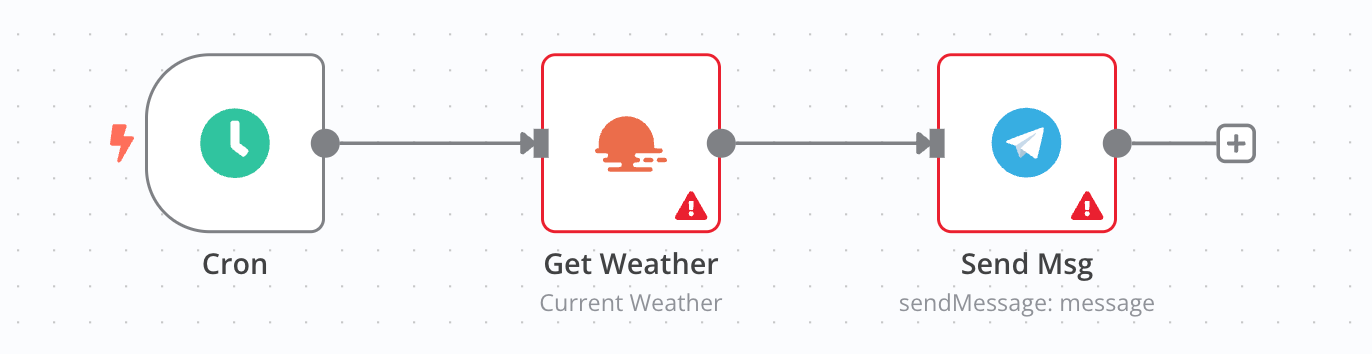 n8n to fetch weather